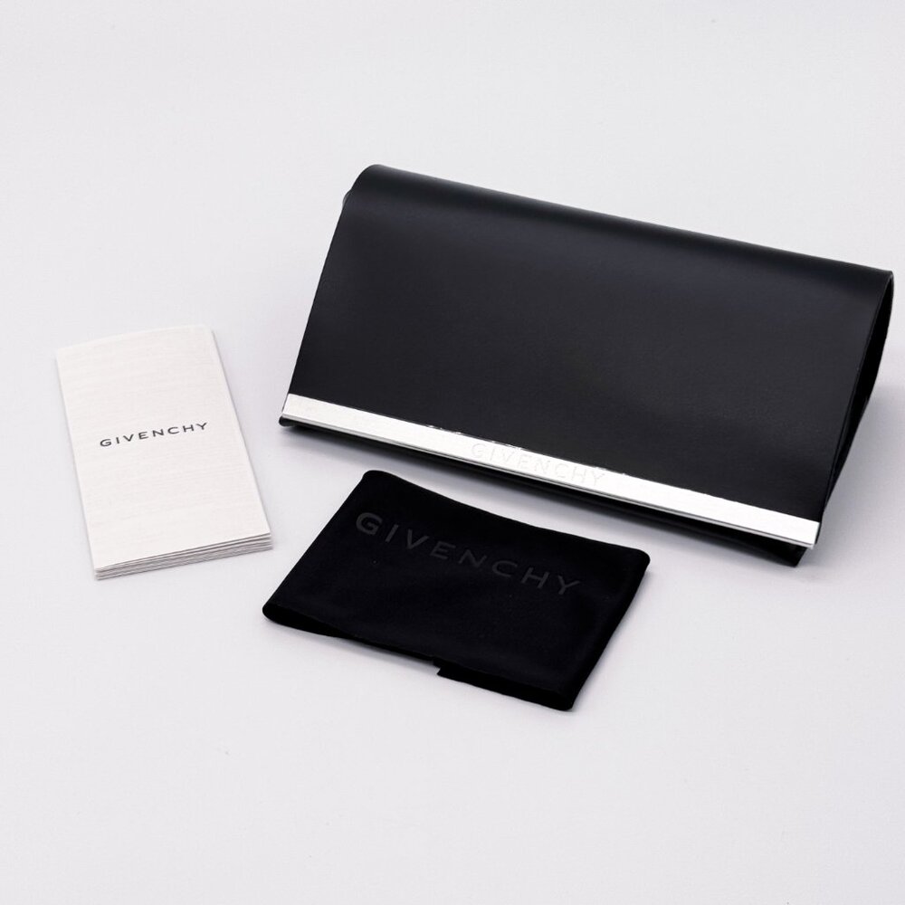 NEW GIVENCHY GV40048F 01A SHINY BLACK/GREY WOMEN SUNGLASSES GIVENCHY - Picture 9 of 9